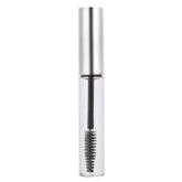 Empty Mascara Tube, Rubber Inserts 5 Colors 10ml Transparent Tube with Eyelash Wand Empty Mascara Container Bottle for Castor Oil(3# Matte Silver)